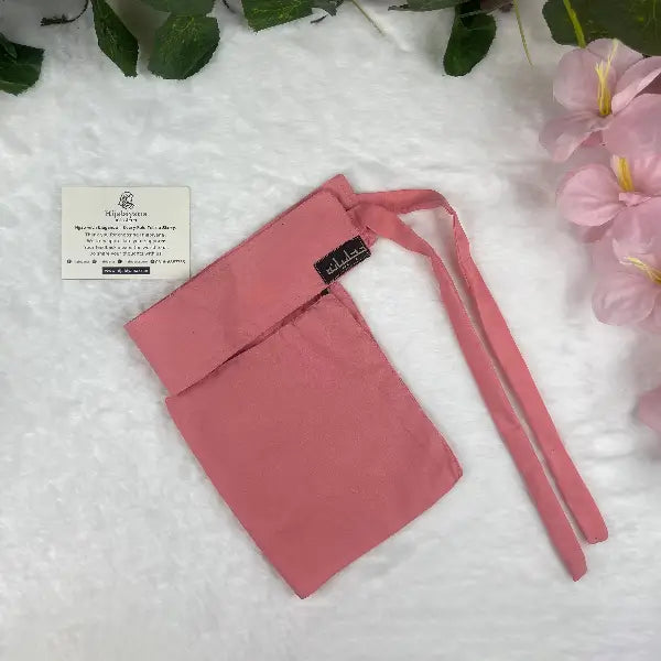 Candy Pink Saudi Niqab HB-13 – Double Georgette Fabric by Hijabiyana