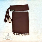 Chocolate Brown Saudi Niqab With Beads HB-46 – Hijabiyana