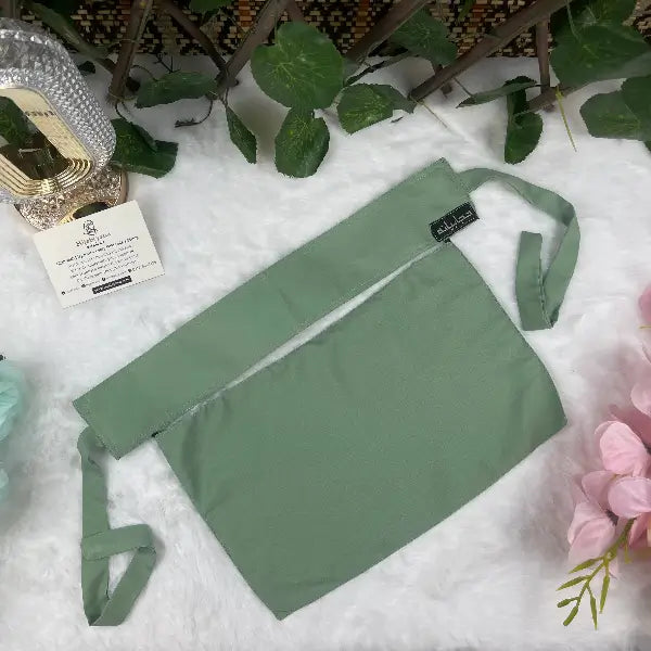 Mint Saudi Niqab HB-25 – Double Georgette Fabric by Hijabiyana