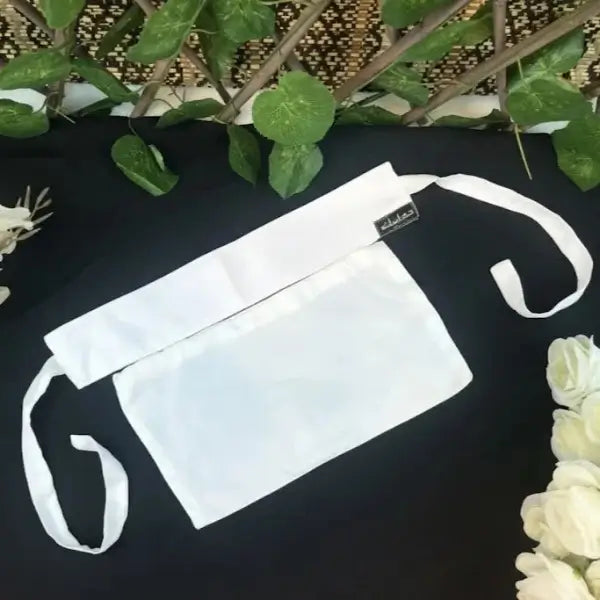 White Saudi Niqab HB-41 – Double Georgette Fabric by Hijabiyana